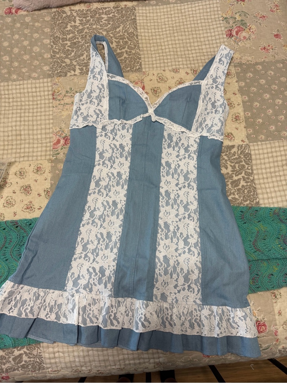 Women’s Jean/Lace Dress